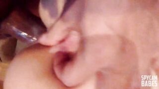 SPYCAM - Barely legal babe moans