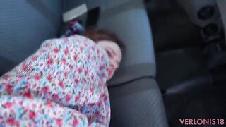 First date took a girl to a field to fuck her tiny pussy