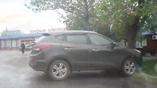 Anal sex in the car with a lover