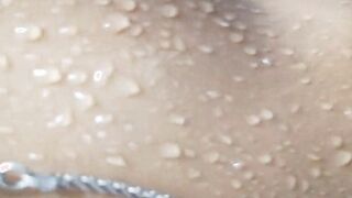 Hot wife bath time in shower