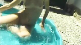 I let Sandra taste my cock, a blonde who loves masturbation