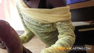 Hardcore African rocker girl wants a rough face fuck