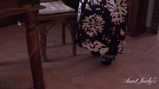 Auntjudys - Your Busty Mature BBW Stepmom Melody Gives You JOI