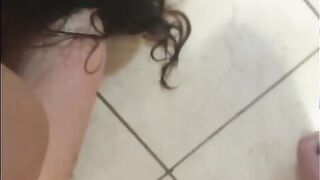 Pissing bondage girl gets slapped | spat on and fucked