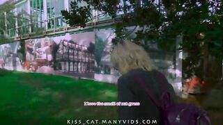 4k Public Agent - 18 Babe Flashing Tits with Close Up Pussy in Central Park