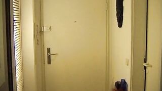Good looking German lady adores warm cum on her curvy body