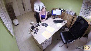 LOAN4K. Upset girl pays with sex to become successful...
