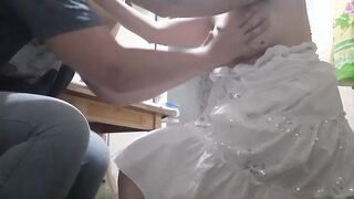 My girlfriend caught me with a mistress - Lesbian-illusion