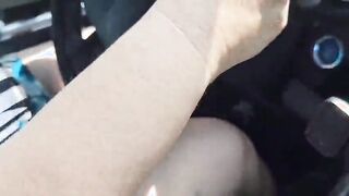 I Let the Maintenance Guy See My Legs and He Got Very Horny and Filled My Pussy With His Cum